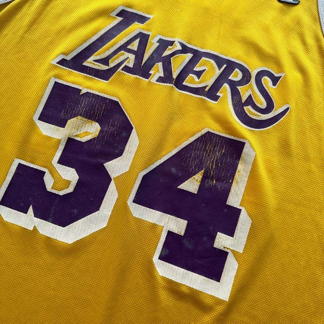 Vintage Shaquille O'neal LA Lakers Champion Jersey Shaq 90s NBA Basketball  – For All To Envy