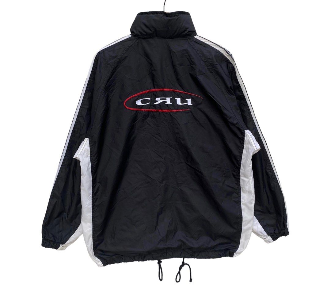 Vintage CRU Designs Big Logo Sidetape Windbreaker Jacket, Men's Fashion,  Coats, Jackets and Outerwear on Carousell