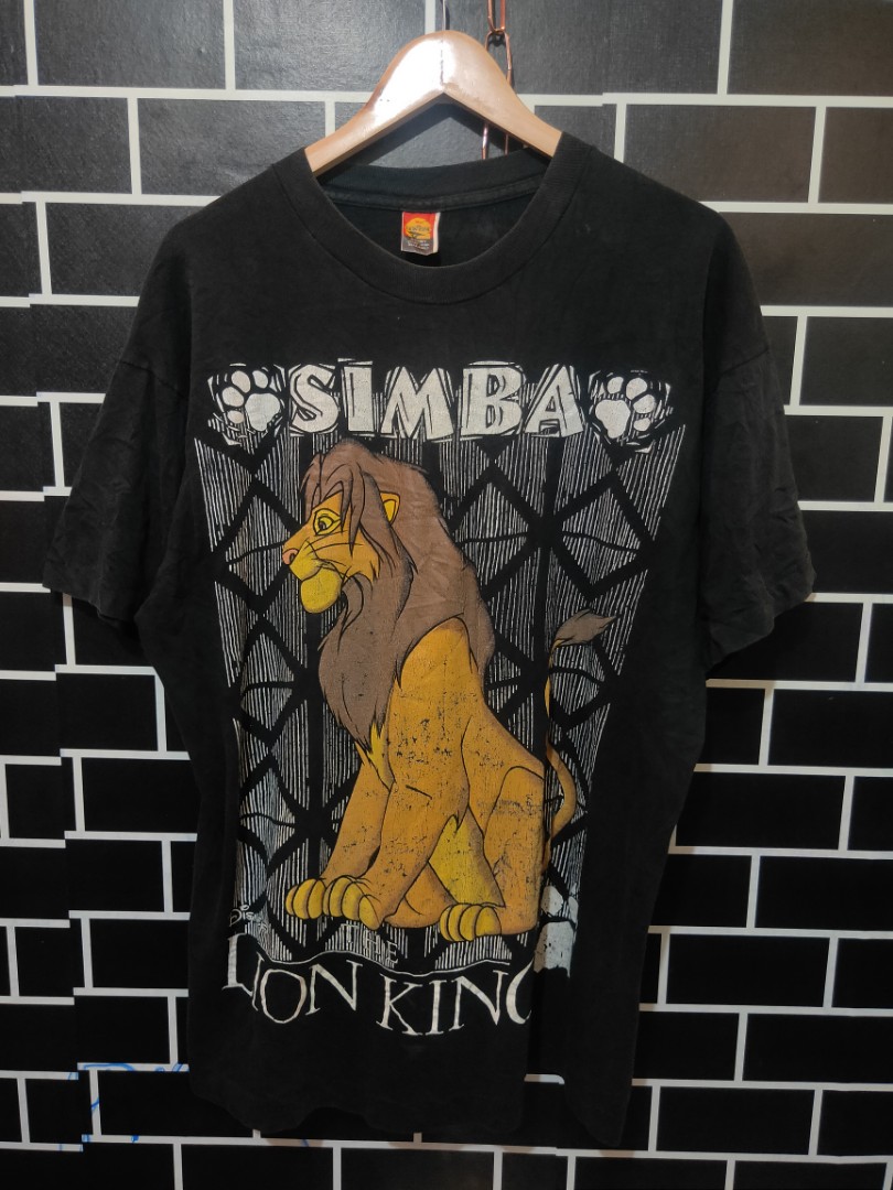 Vintage Simba Lion King Singles All The Way Tshirt on Carousell