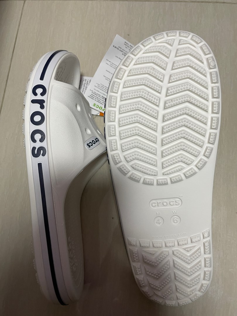 White bayaband crocs new arrivals