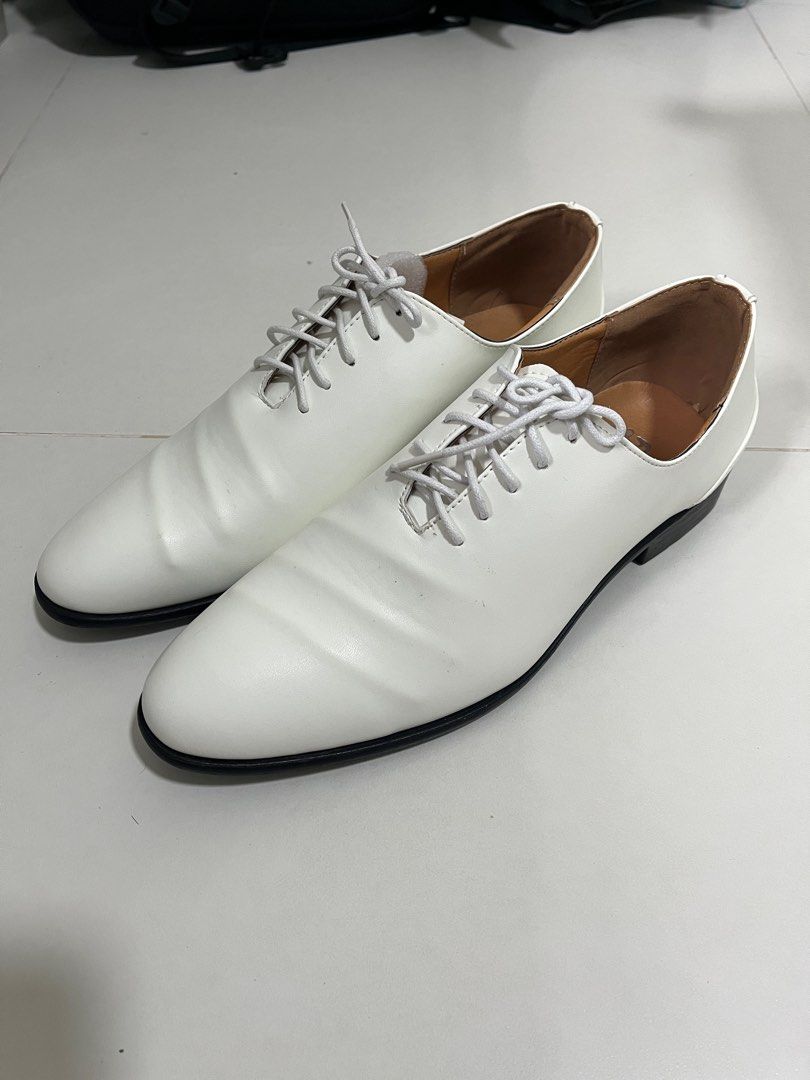 White online dress slippers