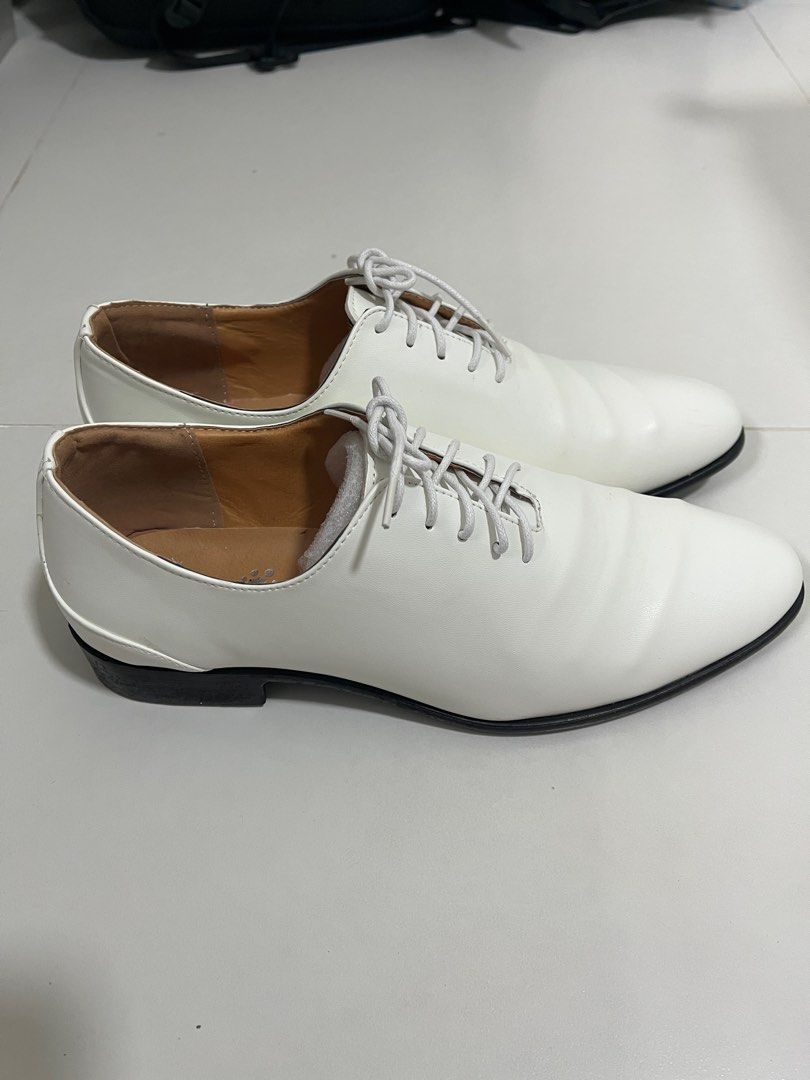 White and silver best sale mens dress shoes