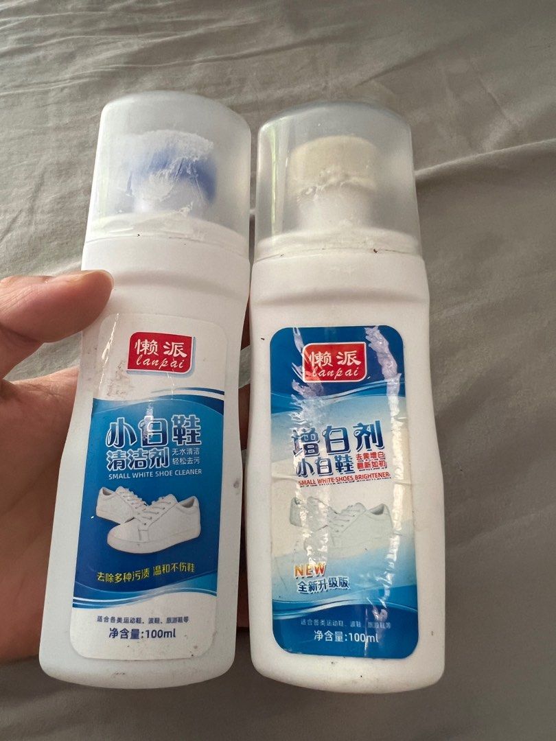 White shoes cleaner spray best sale