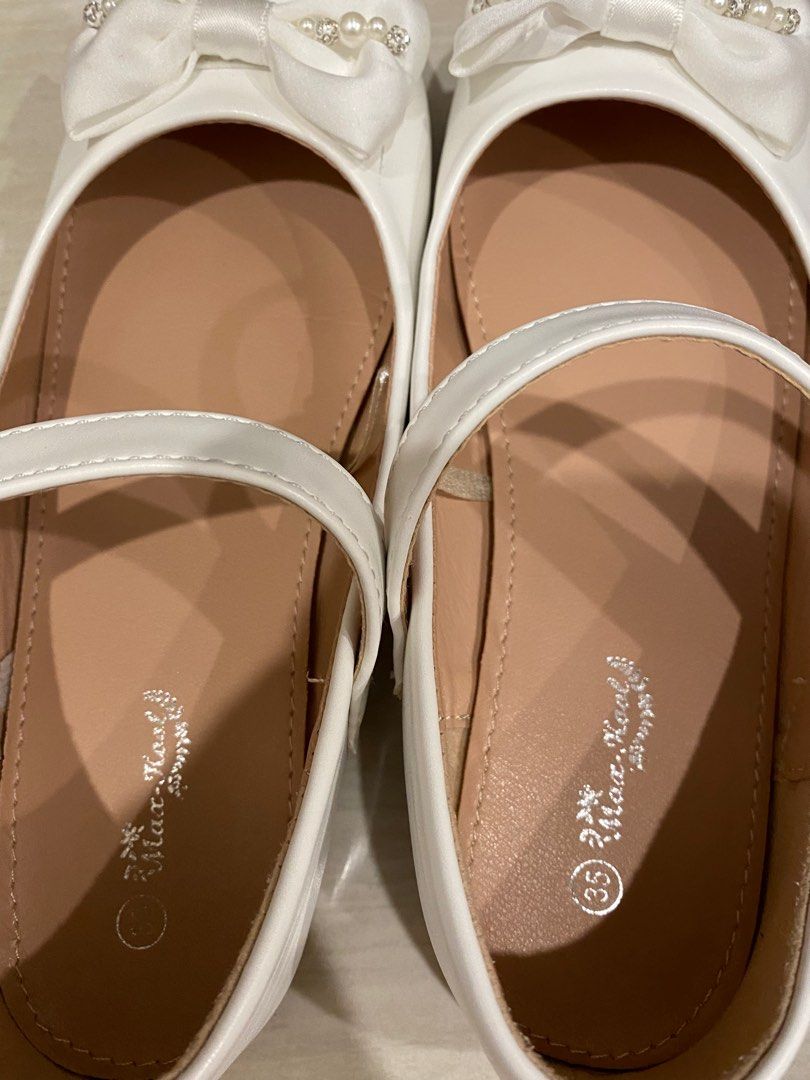 White Shoes size 35 wedding or first holy communion Babies