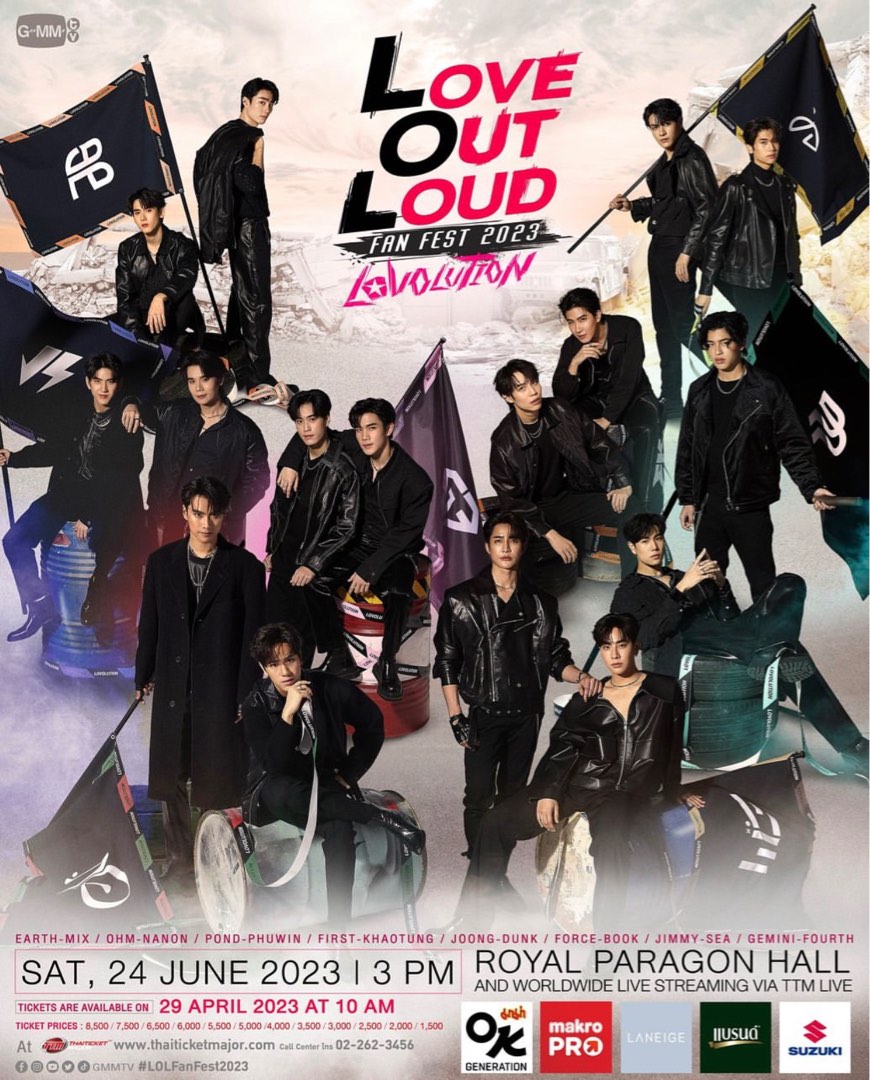 [WTS] Love Out Loud Fan Fest 2023 Lovolution LOL Fan Fest ticket (Day