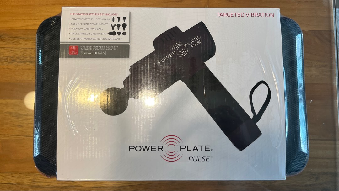 wts] power plate pulse massage gun, Health & Nutrition, Massage Devices on  Carousell