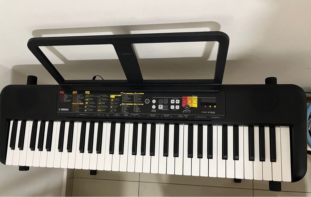 YAMAHA PSR-F52 61 Keys Portable Keyboard - (PSR-F52), Hobbies & Toys, Music  & Media, Musical Instruments on Carousell