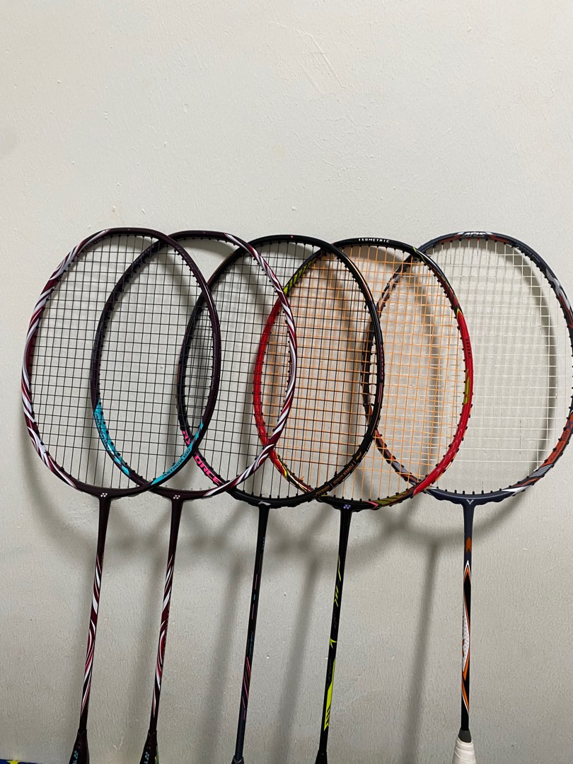 Yonex Squash Racket Yonex100zz Lining axforce80 Yonex vflindanvictor 100x, Sports Equipment ...