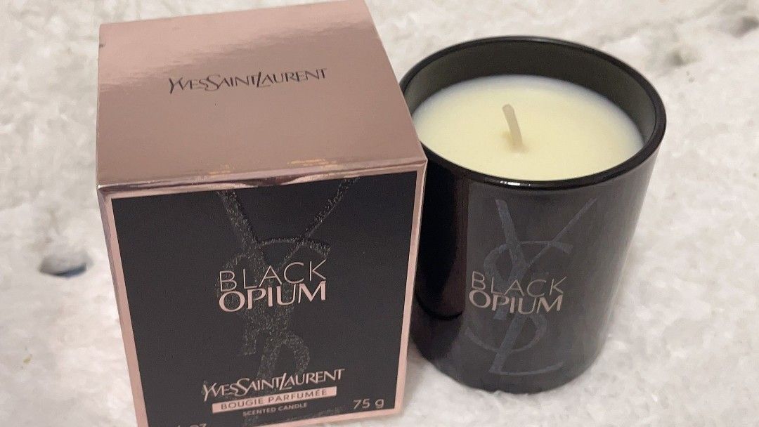 Ysl black shop opium candle