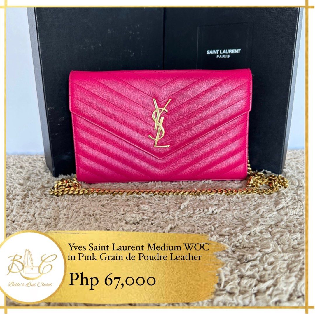 YSL WOC Medium Envelope, Luxury, Bags & Wallets on Carousell