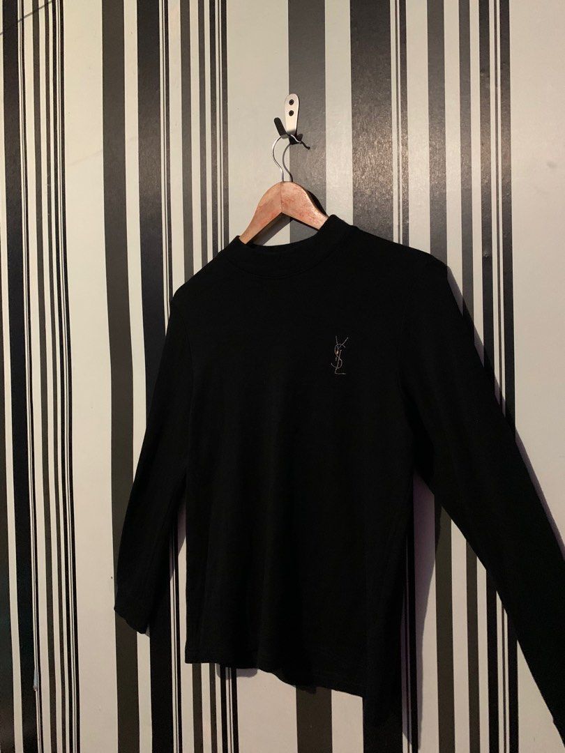 YVES SAINT LAURENT TURTLE NECK LONG SLEEVE, Women's Fashion, Tops, Others  Tops on Carousell
