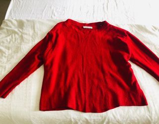 ZARA knitted red chilli
