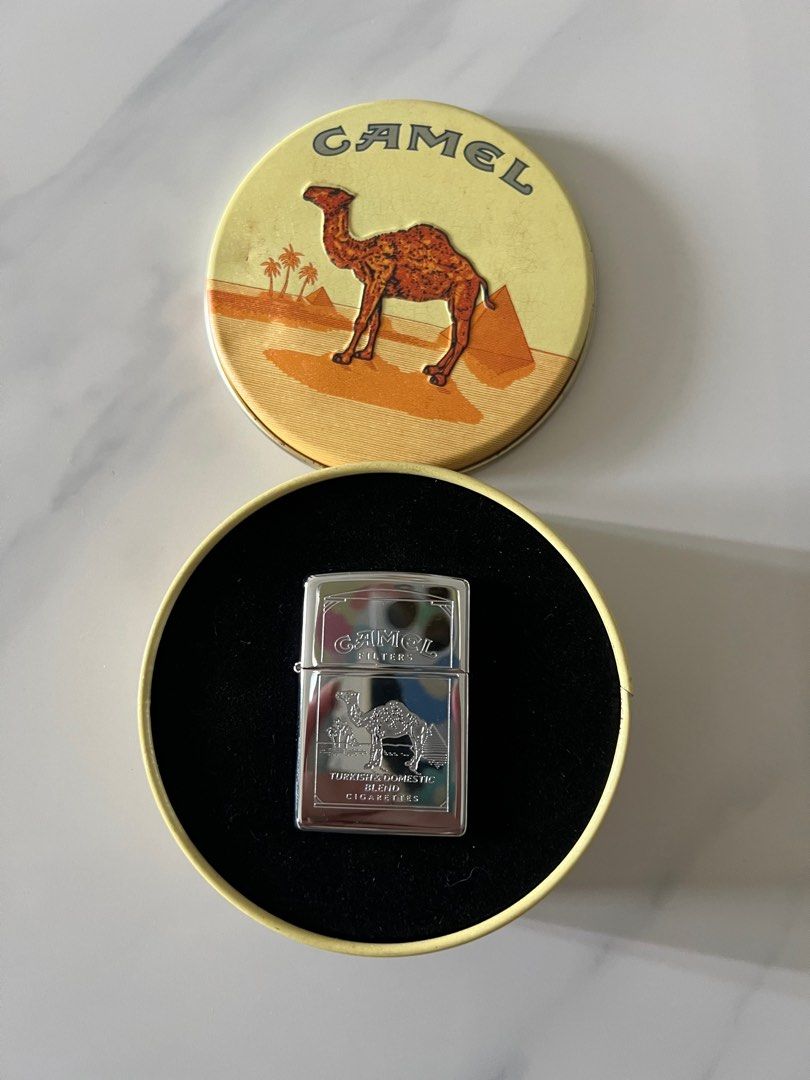 Zippo Camel Cigarettes Lighter In Tin | Kraft Auction Service