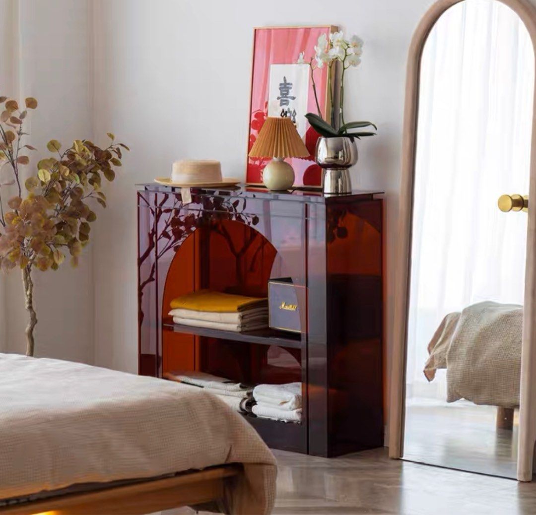 ZOE Modern Acrylic Sideboard, Furniture & Home Living, Furniture