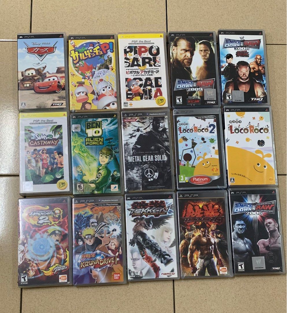 Sony psp sales umd games