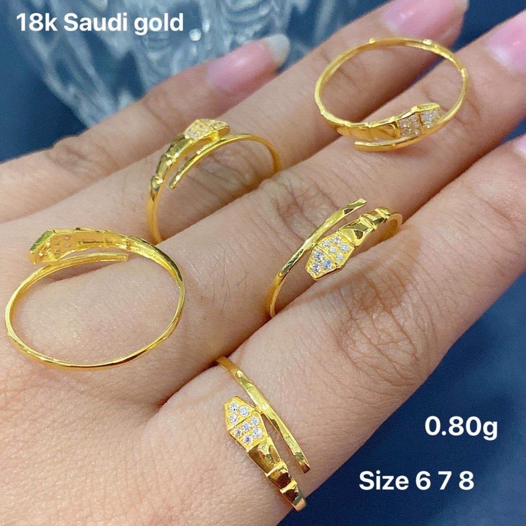 3 ana online gold ring