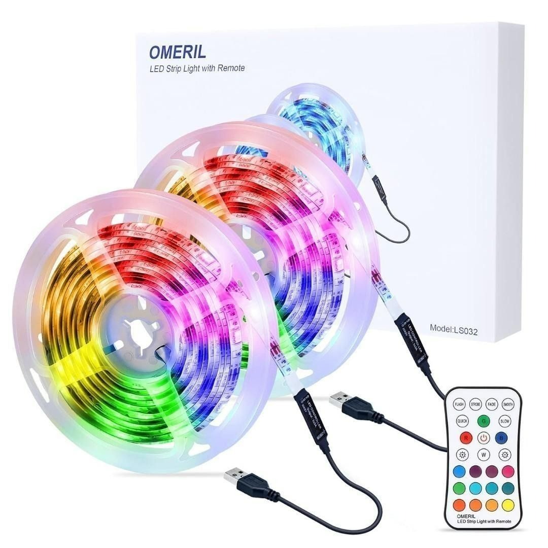 2312 LED STRIP LIGHT OMERIL LED STRIP LIGHT WITH REMOTE FOR