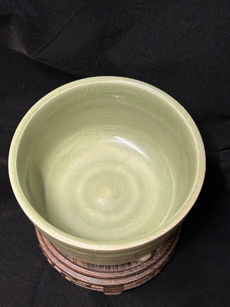 宋代 香合 龍泉窯 青磁 梅子青 印泥合 中国 古美術 南宋龙泉窑梅子