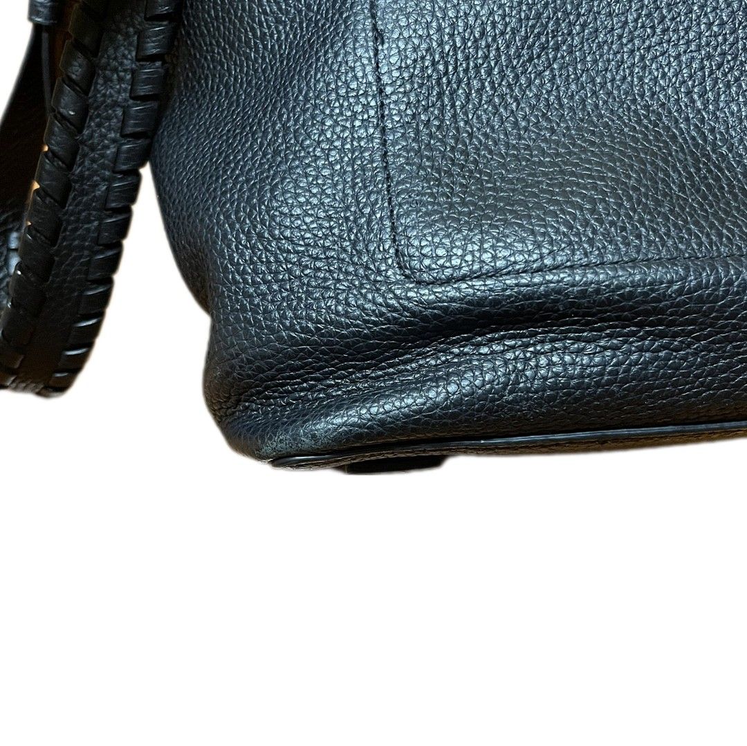 Kita pebbled top leather crossbody