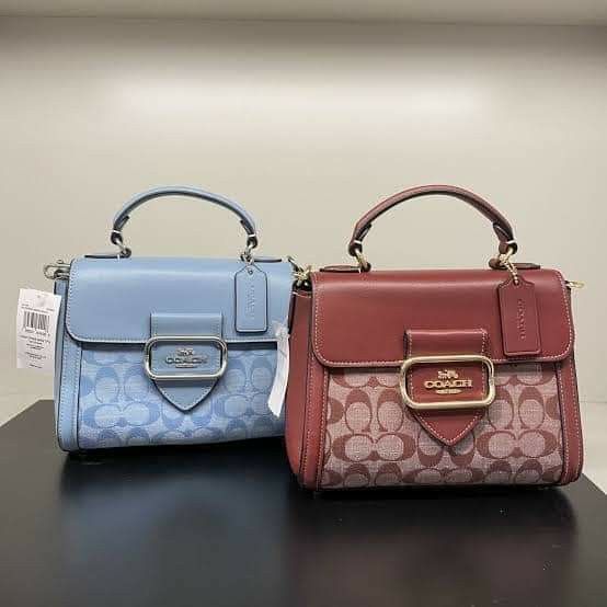 COACH®  Morgan Top Handle Satchel With Heart Cherry Print