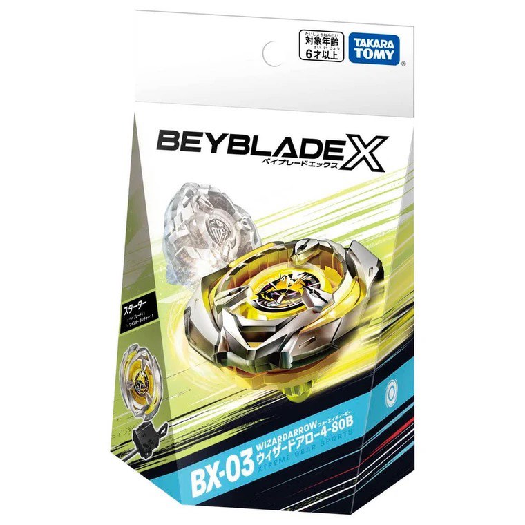 BEYBLADE X BX 03 WIZARDARROW TAKARA TOMY BEYBLADE X FROM