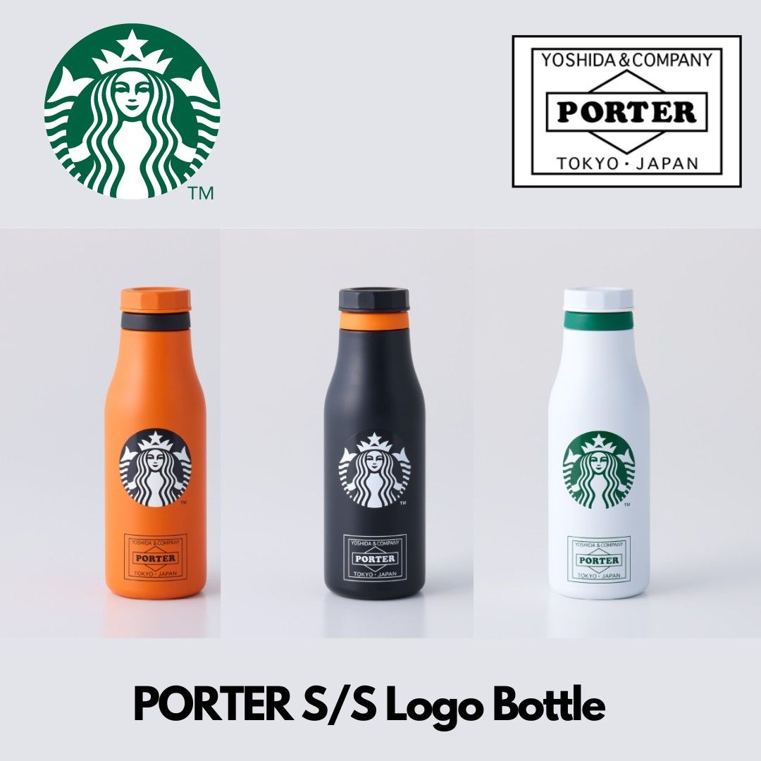 🇯🇵日本代購Starbucks x PORTER S/S Logo Bottle 473ml 星巴克吉田