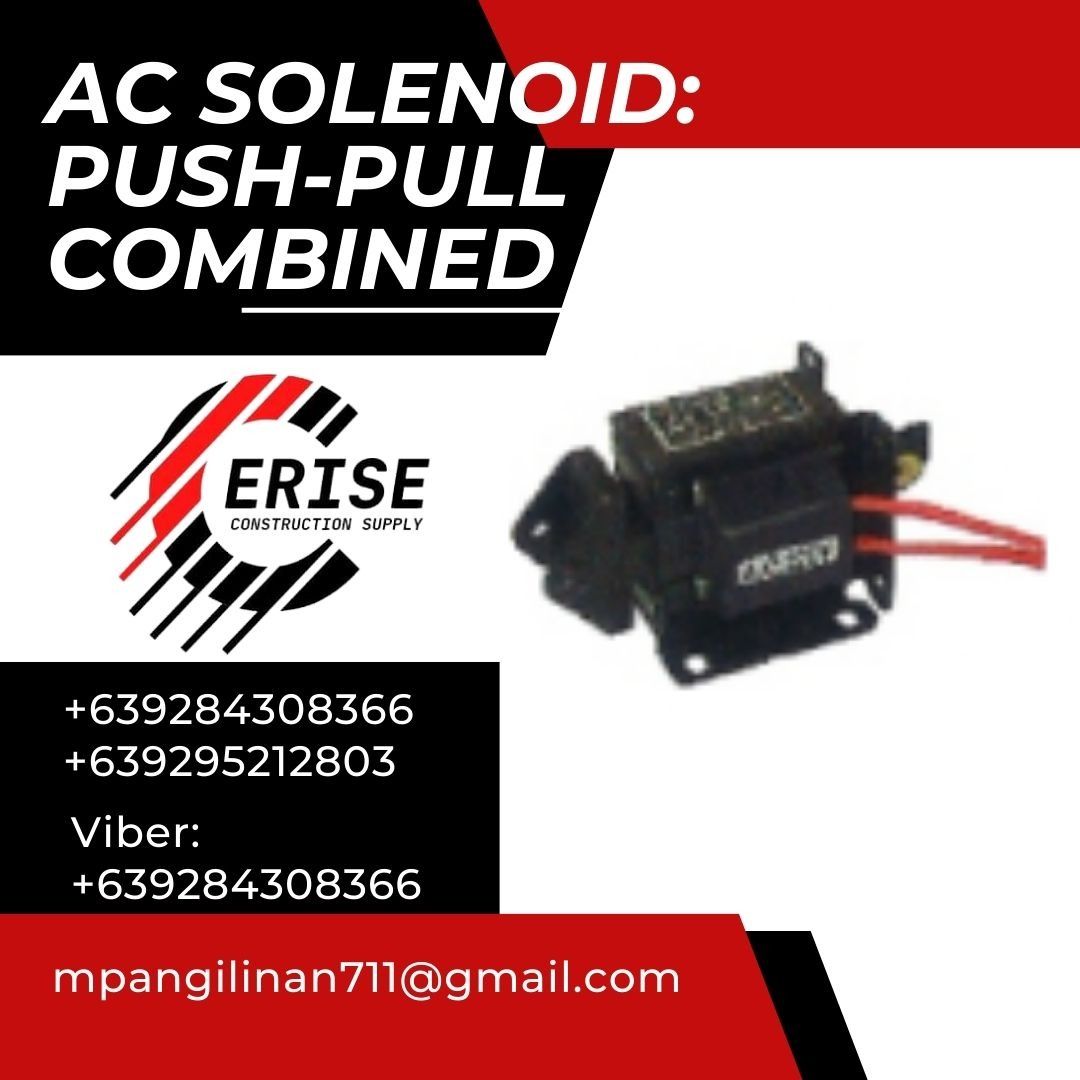 AC SOLENOID: PUSH-PULL COMBINED (Category: Construction Tools & Equipment) located in Manila. Submitted by marypangilinan4715 (Listing ID 1238304706, Image 1). Description: PRICES ARE NEGOTIABLE For inquiries, please contact Mary Pangilinan Contact Numbers: +639284308366 / +639295212803 Email: mpangilinan711@gmail.com We also offer deliveries nationwide. Office located at Abad Santos, Tondo, Manila. We also have a satellite office at Imus City, C