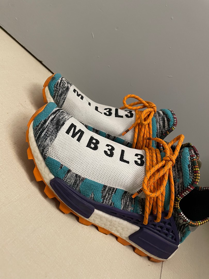 Adidas x Pharrell Williams Solar HU NMD Solar Pack - M1L3L3 sneakers, 男裝,  鞋, 便服鞋- Carousell
