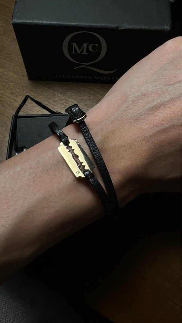 Alexander mcqueen deals razor bracelet