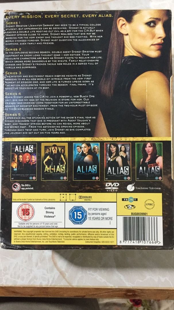 Alias - Season 1-5 The Complete Set [DVD], 興趣及遊戲, 音樂、樂器