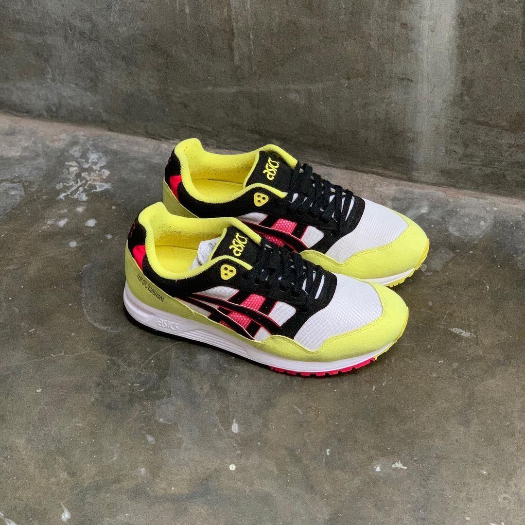 Asics Gel Saga Yellow Black Unisex 40.5