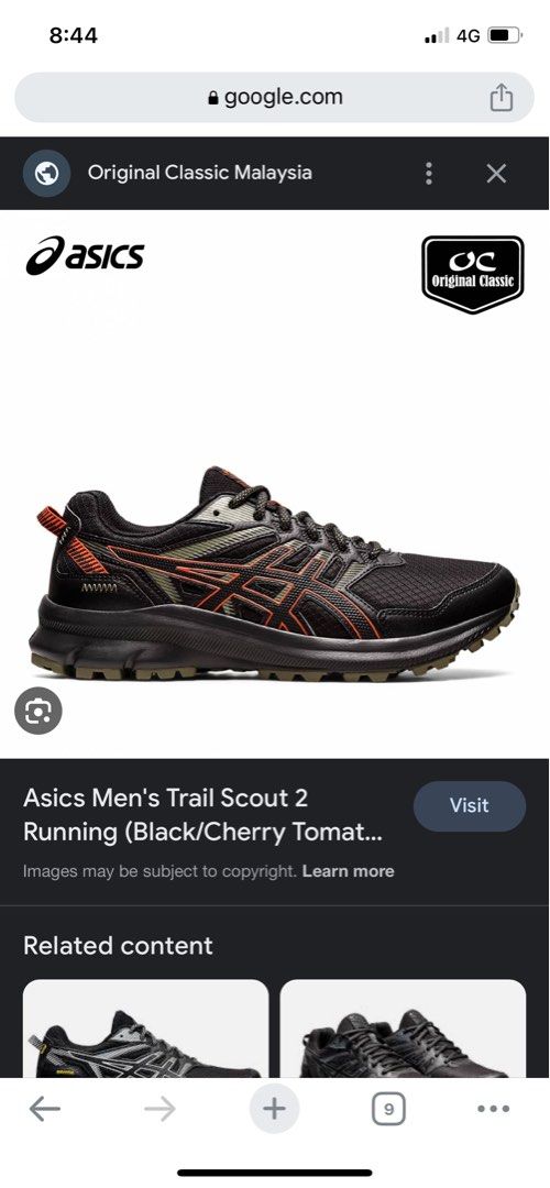  ASICS Men's Frequent Trail Running Shoes, Black/Black, 8