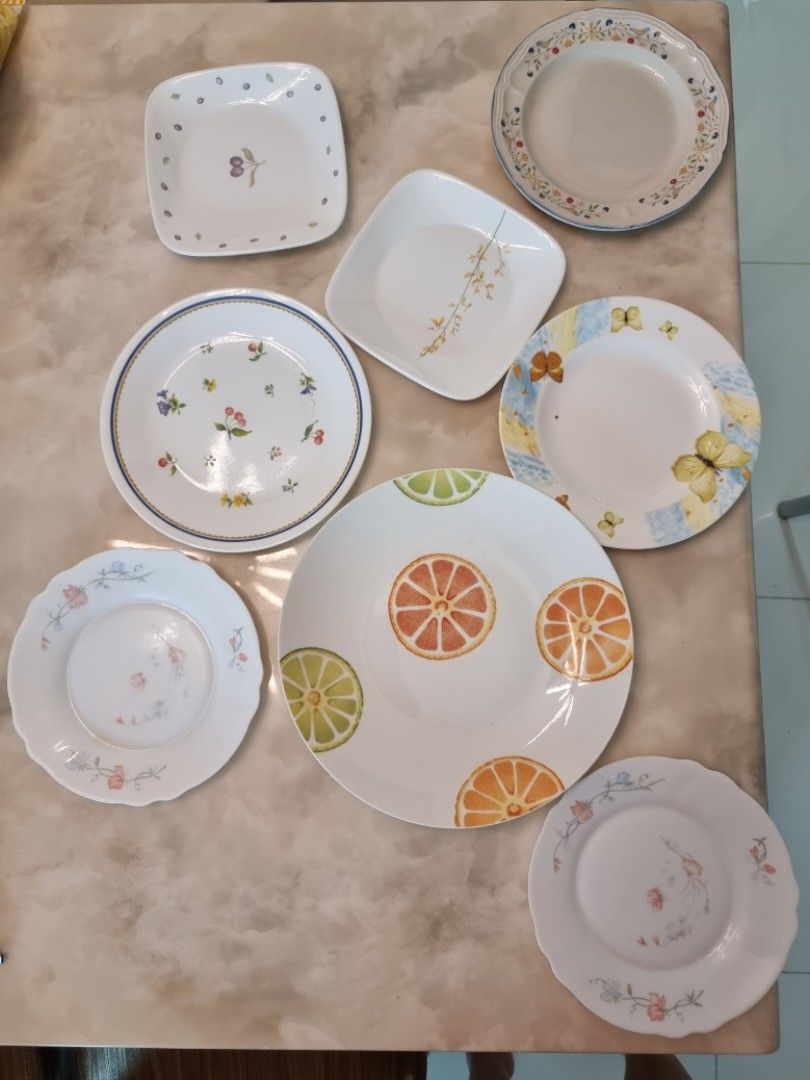 Assorted Plates, Furniture & Home Living, Kitchenware & Tableware