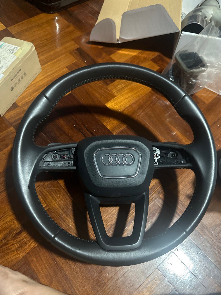 Audi A4 steering wheel without airbag, Car Accessories, Accessories on