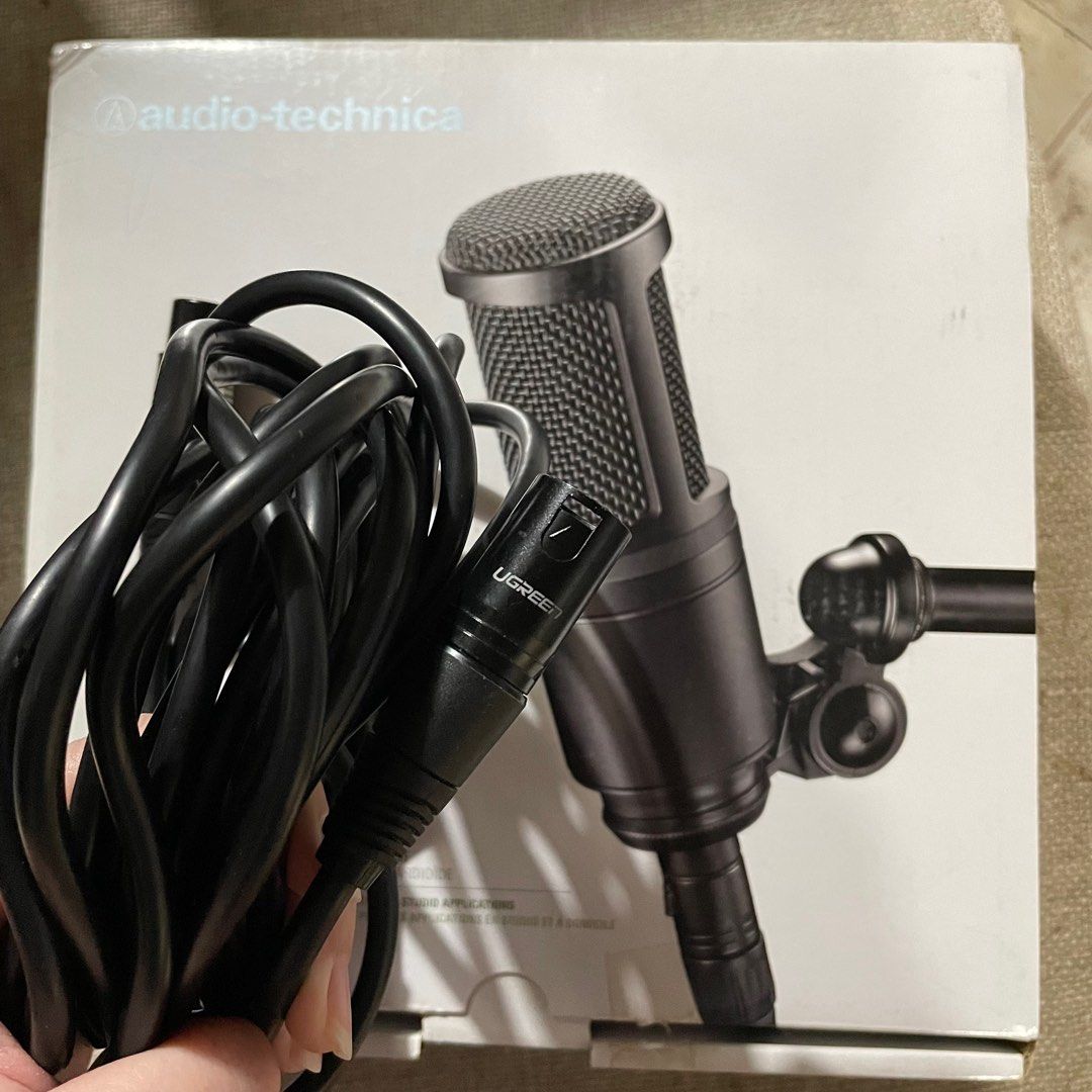 Audio Technica AT2020 Condenser Microphone For Home Recording ...
