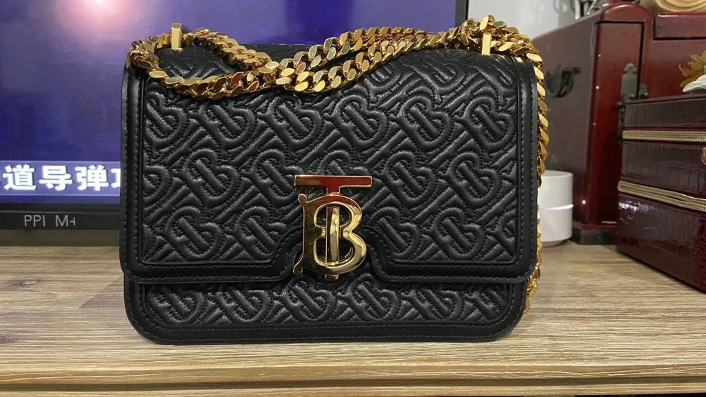 Monogram burberry bag new arrivals