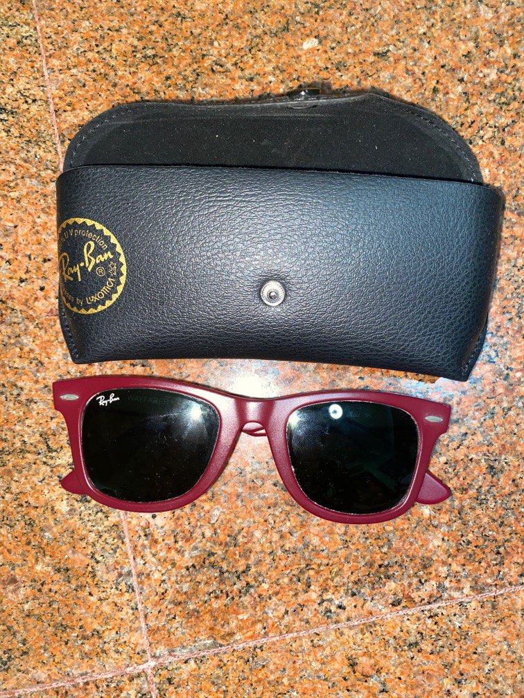 Ray ban maroon sunglasses on sale