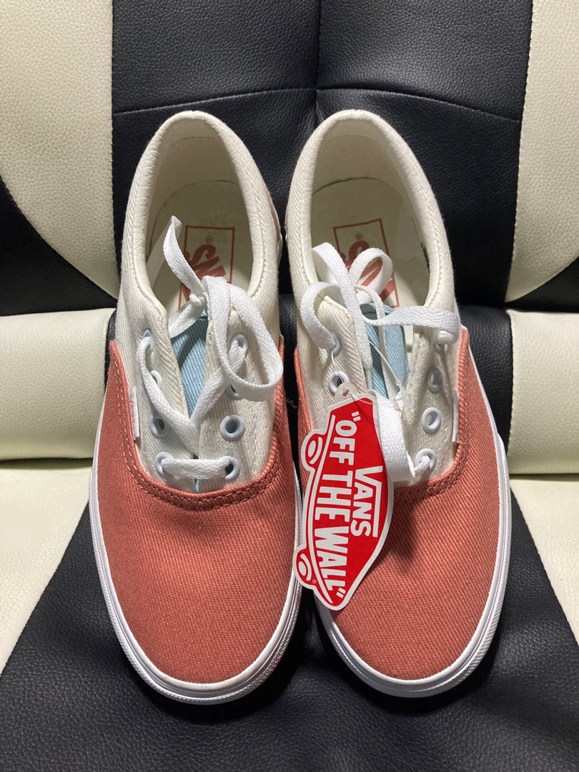 Authentic Vans Era Platform (Twill) Pastel Block, Women's Fashion