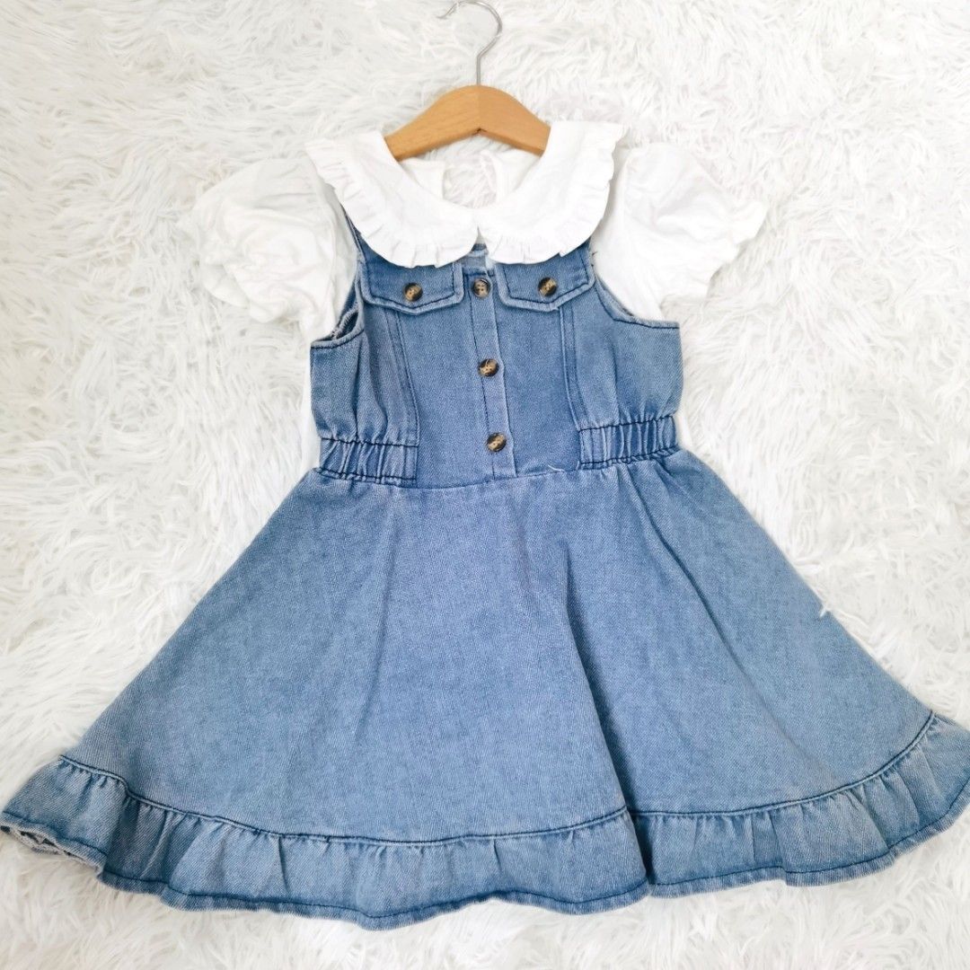 Buy Baby Girl Jean Dress Online In India  Etsy India