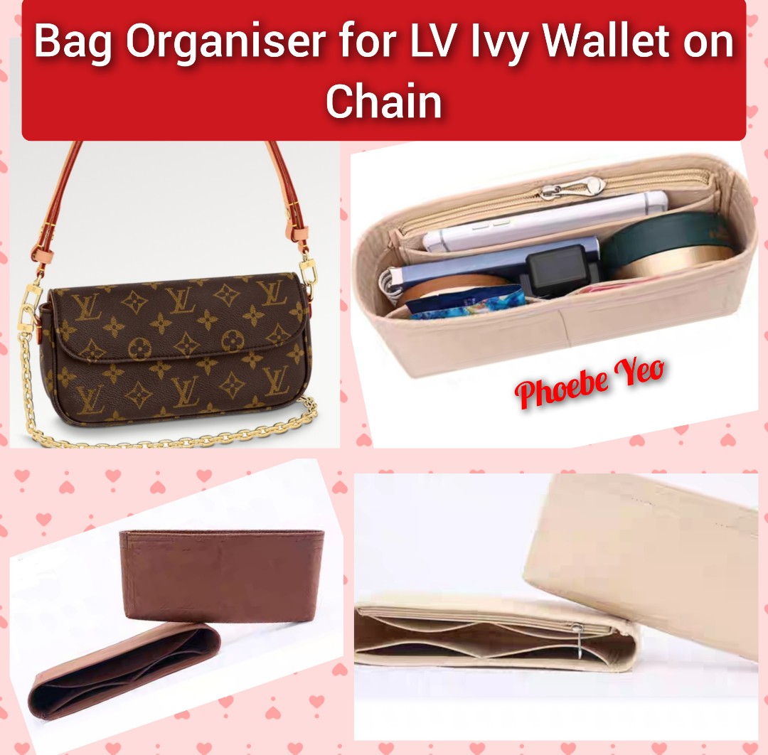 1-317/ LV-IVY-WOC) Bag Organizer for LV Wallet On Chain Ivy