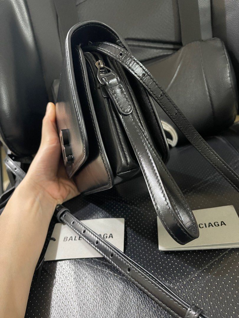 balenciaga crossbody clutch