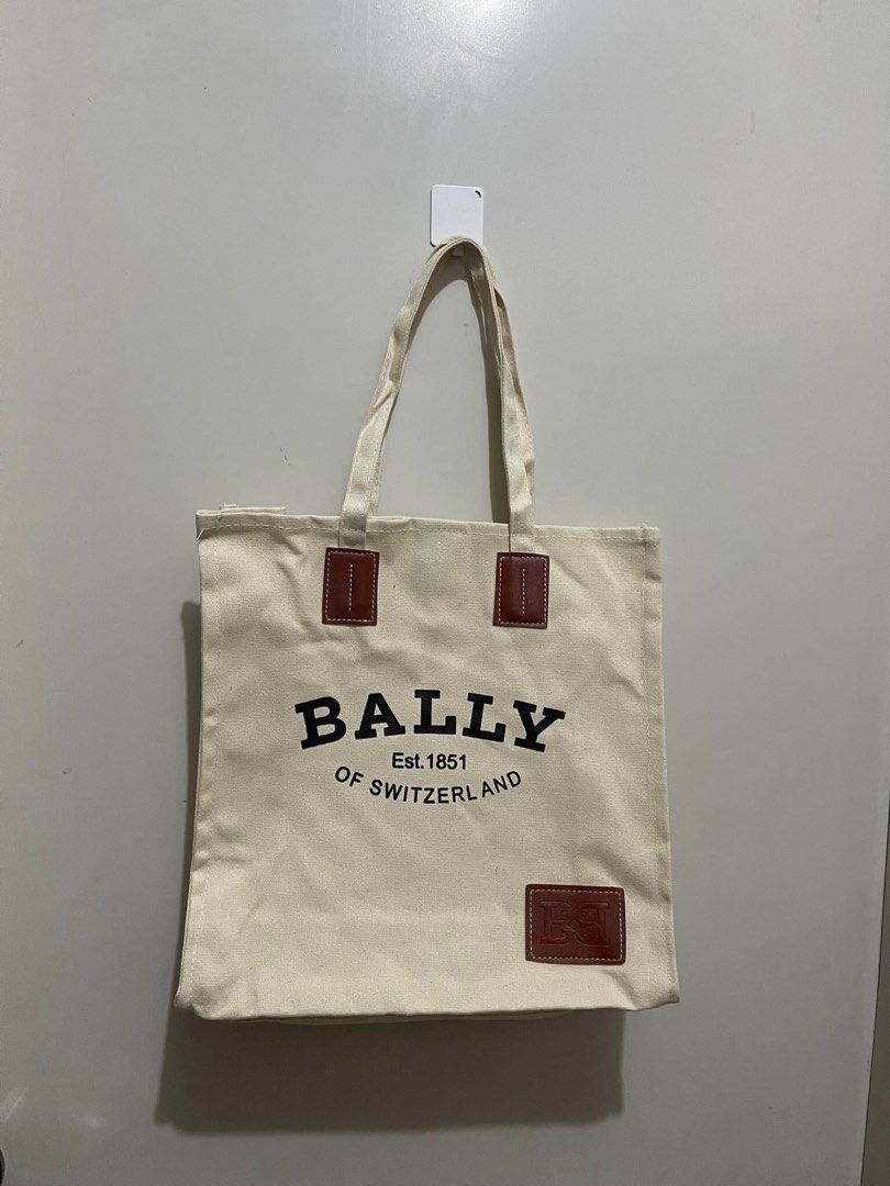 Bally Canvas Tote Bag on Carousell
