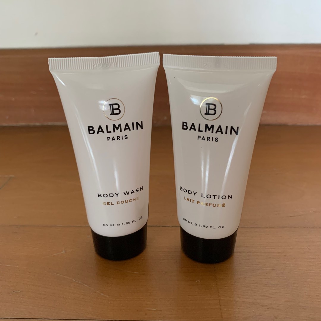 Balmain Paris 50ml Body Wash & Body Lotion set, Beauty & Personal Care