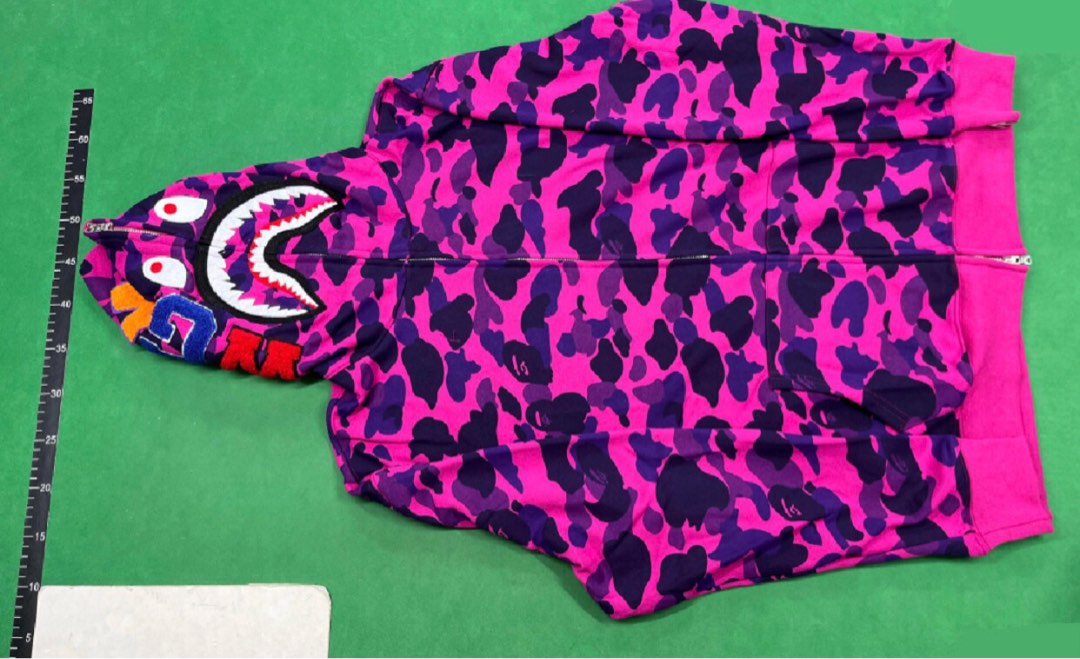 Purple and new arrivals pink bape hoodie