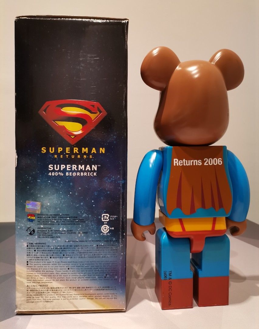 格安saleスタート supermanの中古品 ベアブリックSUPERMAN 400% BE