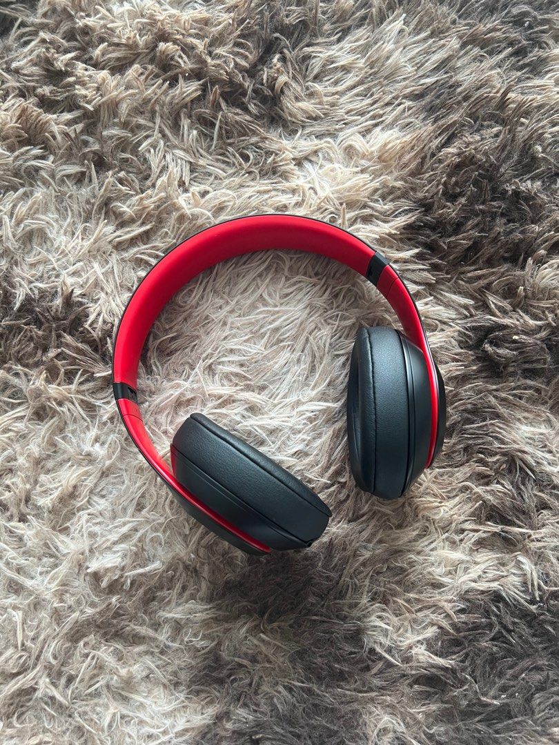 Beats Studio3 Wireless Defiant Black Red PAC Audio Headphones