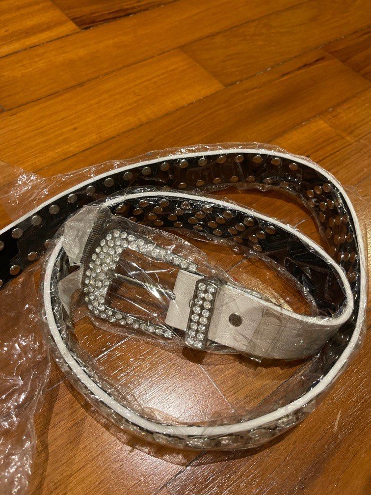 Belt with diamonds deco, Women's Fashion, Watches & Accessories, Belts