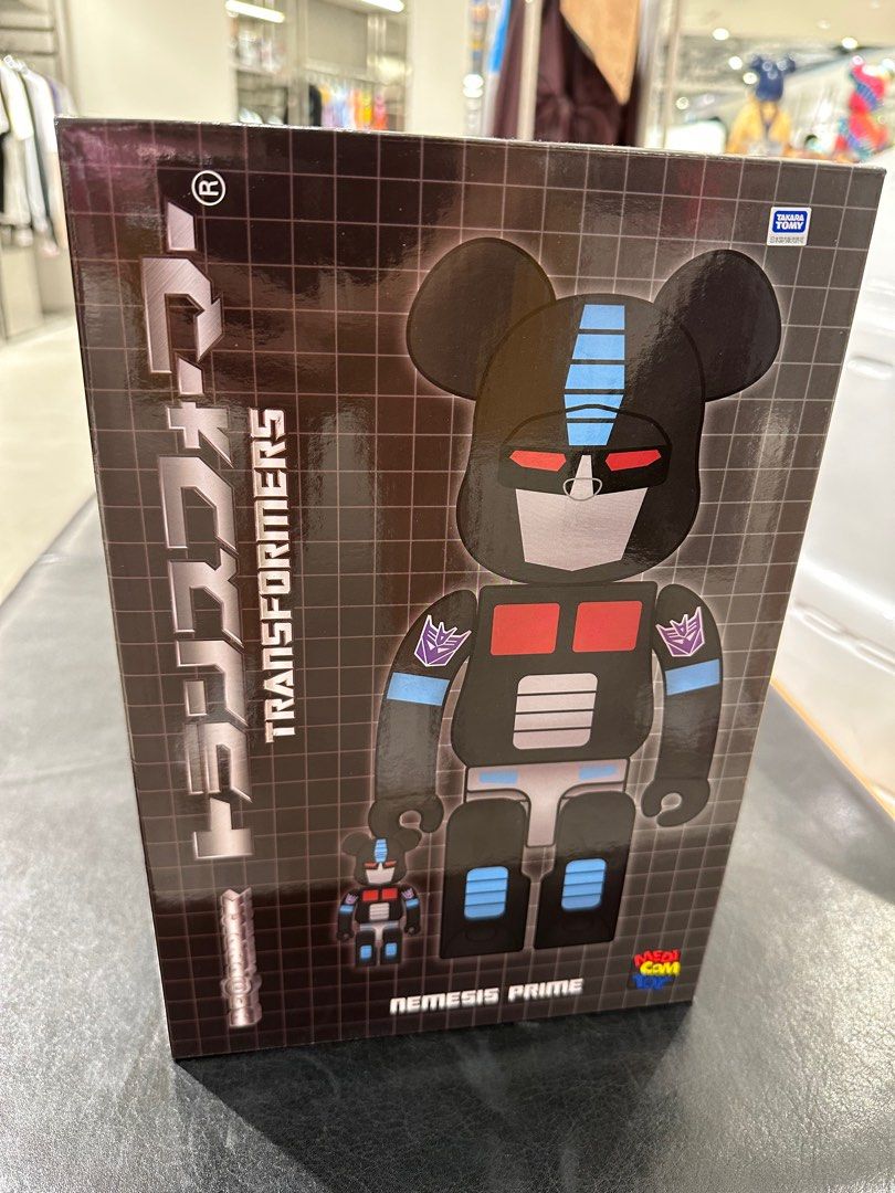 BE@RBRICK NEMESIS PRIME 100％ & 400％ BE@RBRICK NEMESIS PRIME 100％ & 400％, Toys & Collectibles
