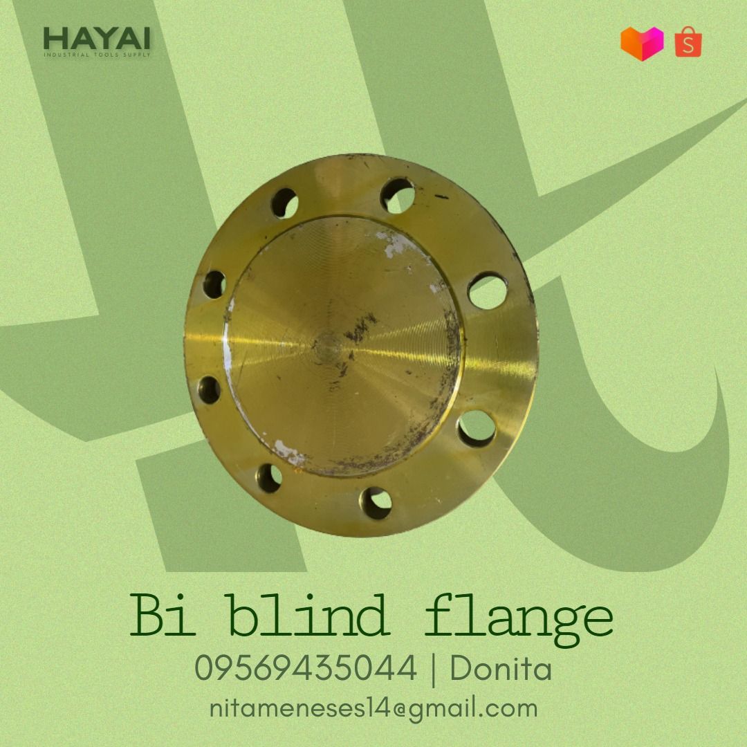 Bi blind flange, Commercial & Industrial, Industrial Equipment on Carousell