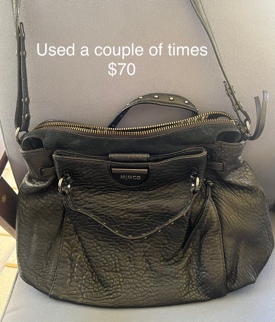 Black MIMCO handbag Women s Fashion Bags Wallets on Carousell